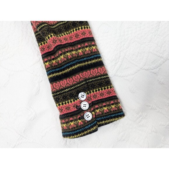 IISLI Jacket Blazer Women's Size 4  100% Wool  Nordic style x long sleeve - Picture 8 of 16